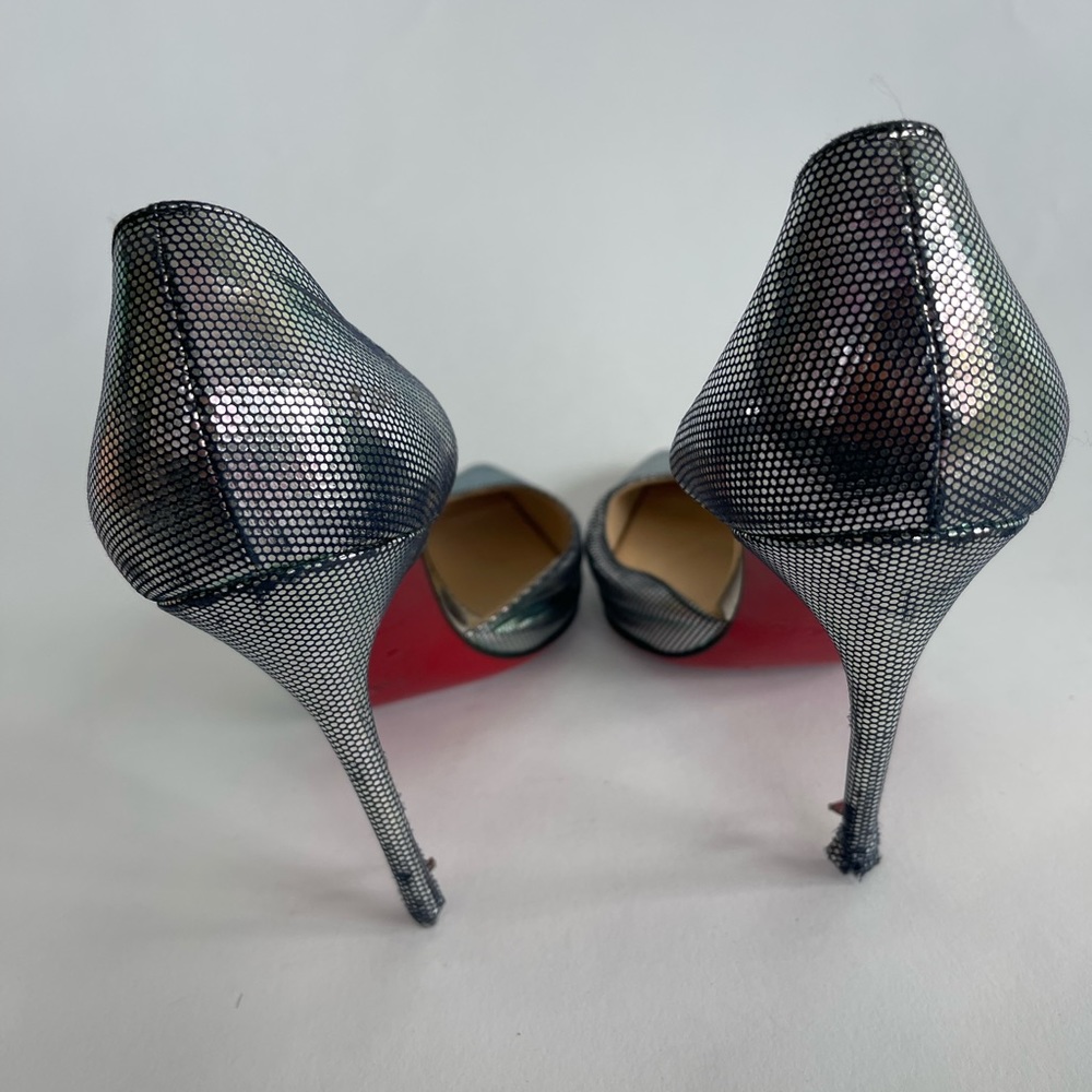 Christian Louboutin Purple Iridescent Snakeskin P… - image 6